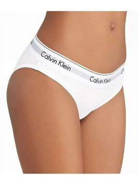 Calvin Klein Women's Modern Cotton Bikini Panty, White